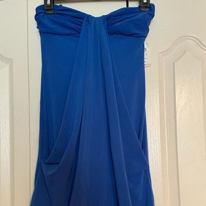 Blue short dress